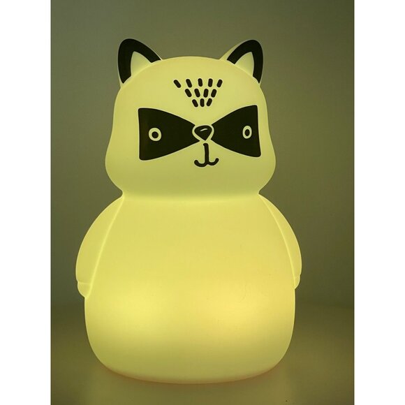 Raccoon LED Soft-Touch Color-Changing Nightlight 6.75" - Pillowfort - Picture 5 of 10